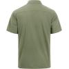 imageJVER Mens Linen Short Sleeve Shirts Cotton Casual Lightweight Button Down Shirt Beach Vacation Summer Tops with PocketOlive Green