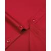 imageJVER Mens Dress Shirts Solid Long Sleeve Stretch WrinkleFree Formal Shirt Business Casual Button Down ShirtsRed