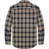 imageJVER Flannel Shirt for Men Plaid Long Sleeve Casual Button Down Shirts Regular Fit Cotton Buffalo Checkered Top with PocketsNavy Yellow