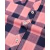 imageJVER Flannel Shirt for Men Plaid Long Sleeve Casual Button Down Shirts Regular Fit Cotton Buffalo Checkered Top with PocketsPink