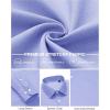 imageJVER Oxford Shirts for Men Stretch Button Down Shirts Solid Casual Long Sleeve Dress Shirts with PocketBlue Purple