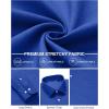 imageJVER Oxford Shirts for Men Stretch Button Down Shirts Solid Casual Long Sleeve Dress Shirts with PocketRoyal Blue