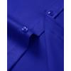 imageJVER Mens Short Sleeve Dress Shirts Stretch Casual Button Down Shirts with Pocket for Business WeddingRoyal Blue