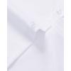 imageJVER Mens Short Sleeve Dress Shirts Stretch Casual Button Down Shirts with Pocket for Business WeddingWhite