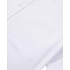 imageJVER Mens Short Sleeve Dress Shirts Stretch Casual Button Down Shirts with Pocket for Business WeddingWhite