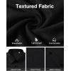 imageJVER Mens Linen Shirt Short Sleeve Button Down Shirts Lightweight Summer Beach Vacation Casual Tops with PocketBlack