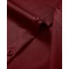 imageJVER Mens Dress Shirts Stretch Stain Shield Button Down Shirt Solid Formal Business Casual Long Sleeve Shirt with PocketBurgundy