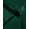 imageJVER Mens Dress Shirts Stretch Stain Shield Button Down Shirt Solid Formal Business Casual Long Sleeve Shirt with PocketGreen