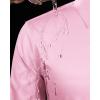 imageJVER Mens Dress Shirts Stretch Stain Shield Button Down Shirt Solid Formal Business Casual Long Sleeve Shirt with PocketPink