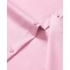 imageJVER Mens Dress Shirts Stretch Stain Shield Button Down Shirt Solid Formal Business Casual Long Sleeve Shirt with PocketPink