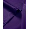 imageJVER Mens Dress Shirts Stretch Stain Shield Button Down Shirt Solid Formal Business Casual Long Sleeve Shirt with PocketPurple