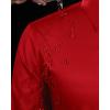 imageJVER Mens Dress Shirts Stretch Stain Shield Button Down Shirt Solid Formal Business Casual Long Sleeve Shirt with PocketRed