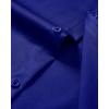imageJVER Mens Dress Shirts Stretch Stain Shield Button Down Shirt Solid Formal Business Casual Long Sleeve Shirt with PocketRoyal Blue