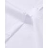 imageJVER Mens Dress Shirts Stretch Stain Shield Button Down Shirt Solid Formal Business Casual Long Sleeve Shirt with PocketWhite
