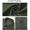 imageJVER Mens Linen Shirts Casual Short Sleeve Button Down Shirt Beach Vacation Cruise Summer Wedding Cotton TopsArmy Green