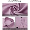 imageJVER Mens Linen Shirts Casual Short Sleeve Button Down Shirt Beach Vacation Cruise Summer Wedding Cotton TopsDark Purple