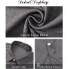 imageJVER Mens Linen Shirts Casual Short Sleeve Button Down Shirt Beach Vacation Cruise Summer Wedding Cotton TopsGrey Blue