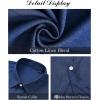 imageJVER Mens Linen Shirts Casual Short Sleeve Button Down Shirt Beach Vacation Cruise Summer Wedding Cotton TopsRoyal Blue