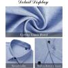 imageJVER Mens Linen Shirts Casual Short Sleeve Button Down Shirt Beach Vacation Cruise Summer Wedding Cotton TopsSky Blue