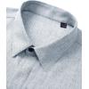 imageJVER Mens Linen Shirts Casual Short Sleeve Button Down Shirt Beach Vacation Cruise Summer Wedding Cotton TopsZ Light Blue