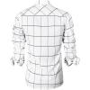 imageJVER Mens Plaid Casual Long Sleeve Stretch Dress Shirt WrinkleFree Regular Fit Button Down Shirts