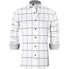 imageJVER Mens Plaid Casual Long Sleeve Stretch Dress Shirt WrinkleFree Regular Fit Button Down Shirts