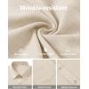 imageJVER Mens Button Down Short Sleeve Shirts Summer Beach Vacation Untucked Casual Tops Wrinkle Resistant Linen ShirtBeige
